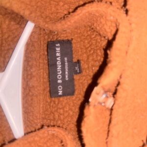 No Boundaries Warm Rust Fleece Jacket